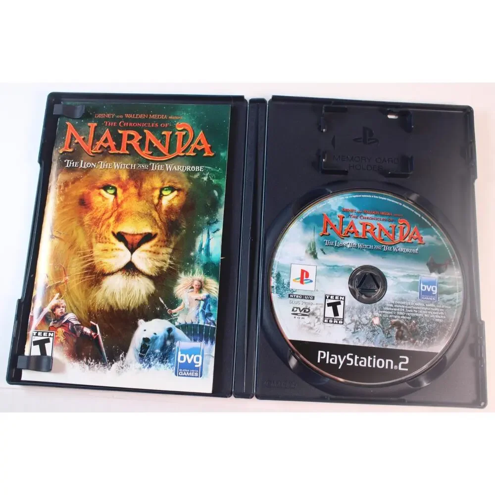 2 gams: Chronicles of Narnia: Prince Caspian + Lion/Witch/Wardrobe (Sony PS2)